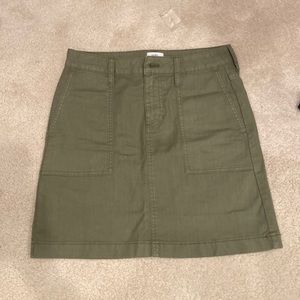 J.Crew Green Casual Mini Skirt Size 2